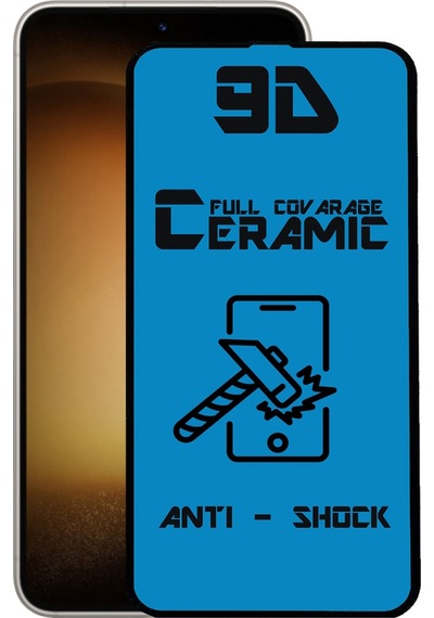 Samsung Galaxy Uyumlu S23 Tam Kaplayan Seramik Nano Esnek Ekran Koruyucu Cam