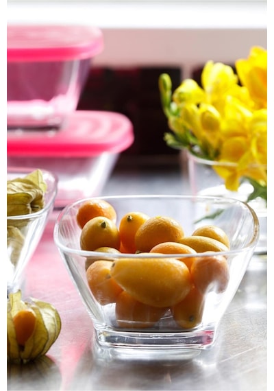 Lav Defne Cam Çorba Kasesi 2'li Küçük Boy 375 ml (Salata/Meze/Kahvaltı Kasesi )