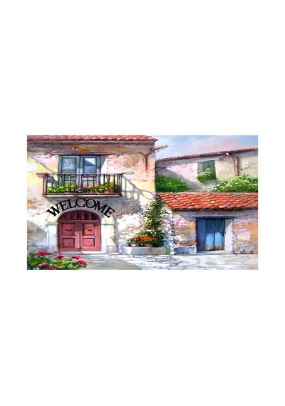 Kapı Önü Balkon Önü Dış Kapı Antre Paspası Yıkanabilir Kaymaz Taban Lacivert - 930901736 Lacivert
