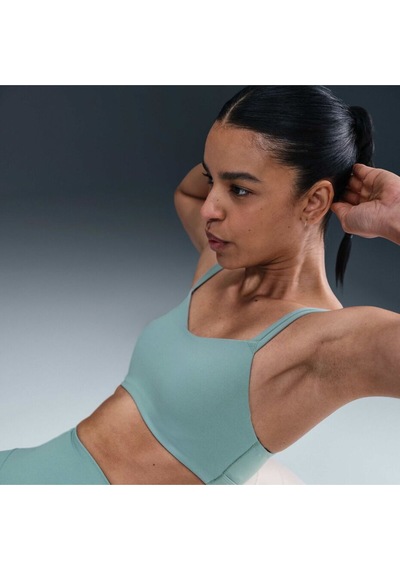 Zenvy Strappy Women's Light-support Padded Sports Bra Sprınt Sport Yeşil