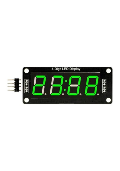 Tm1637 4 Digit Led Display Saat Modülü - Yeşil