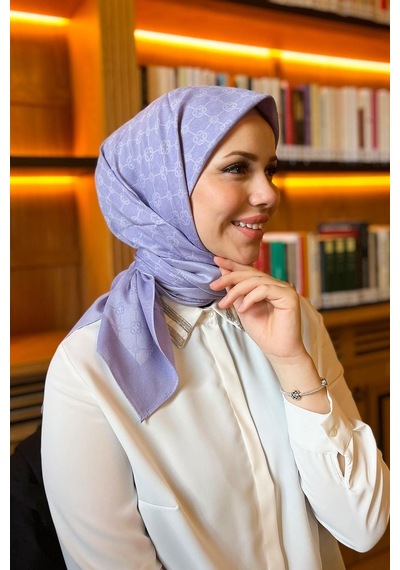 Aker Elegance Monogram Eşarp - 1090500-992 - Mor