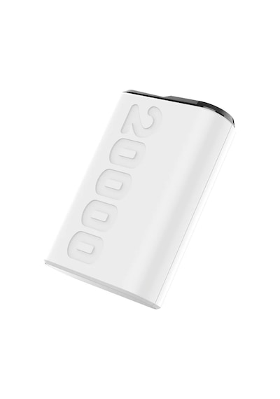 Bix Tpb24 20000mah Pd 20w Usb-c Usb-a Qc 3.0 22.5w Süper Hızlı Şarj Destekli Dijital Ekranlı Mini Powerbank Beyaz Beyaz