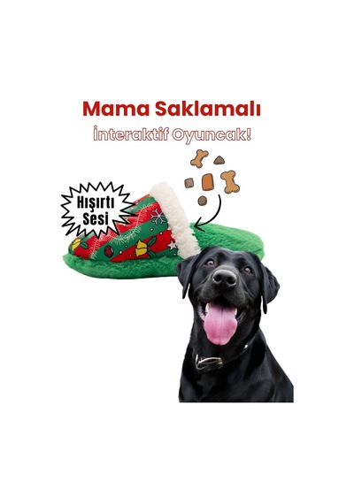 Havhav Peluş Terlik Mama Saklamalı Köpek Zeka Oyuncağı