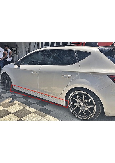 Seat Leon Mk3 R Marşpiyel Sağ Sol Takım Fiberglass Boyasız