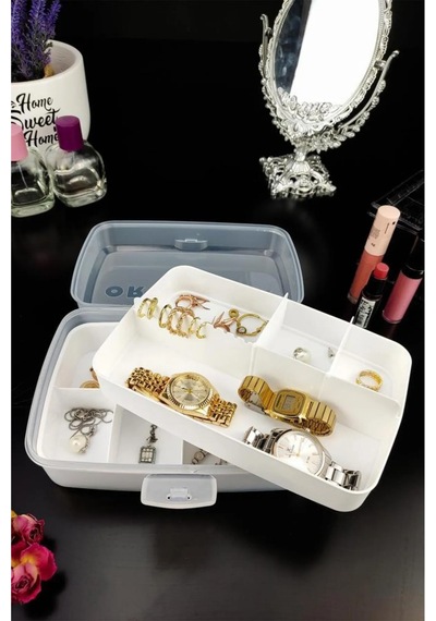 Premium Organize Kutu 12 Bölmeli 2 Lt Beyaz
