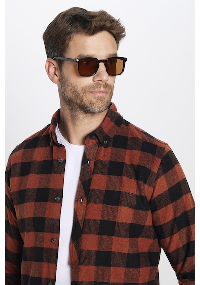 Tudors Erkek Slim Fit Dar Kesim Oduncu Düğmeli Yaka Kareli Kışlık Gömlek-32269 Çok Renkli Tudors Erkek Slim Fit Dar Kesim Oduncu Düğmeli Yaka Kareli Kışlık Gömlek-32269 Çok Renkli