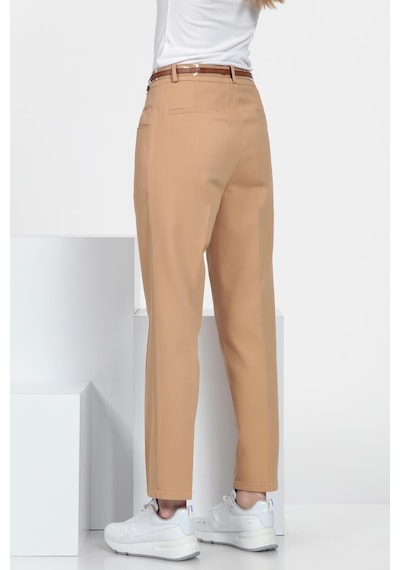 Cigarette Fit Pantolon Camel