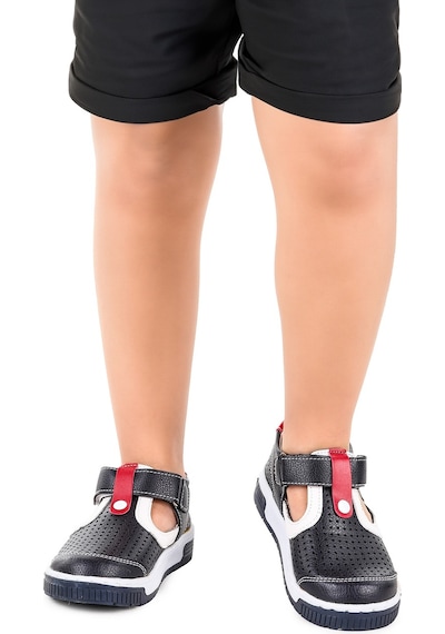 Kiko Kids Erkek Çocuk Günlük Ayakkabı Arz 2319 Lacivert - Kırmızı