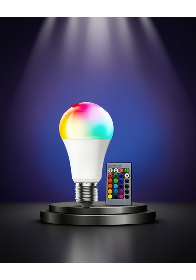 Rgb Aydınlatmalı E27 Led Ampul Uczzzrgblambaaaa3