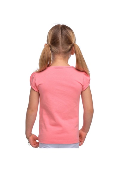 Lovetti Somon Kız Çocuk Kısa Kollu Basıc Tişört 31001S014 Somon