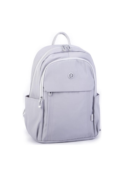 Nas Bag Unisex Su Geçirmez Çok Gözlü Extra Hafif Sportif Sırt Çantası Gri