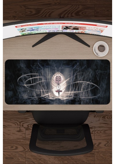 Hollow Knight Silksong Dikişli Kauçuk Oyuncu Mousepad V5 - 70x30 Xl Gaming Mouse Pad