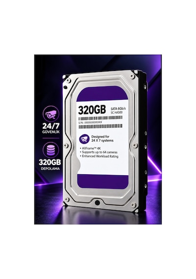 J-tech K1067 5mp 4 Lü Akıllı Kamera Seti 320gb Renkli Gece Görüş Yüz Ve Araç Tanıma Güvenlik Sistemi