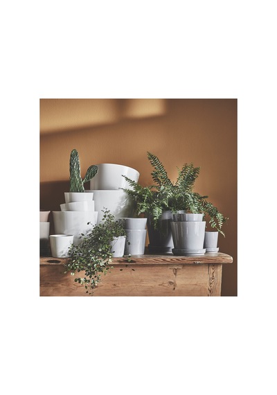 Ikea Sojaböna Toprak Saksı 24 Cm Beyaz