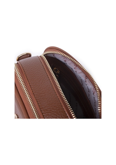Nas Bag Kadın Mini Cüzdanlı Omuz Ve Çapraz Çanta Taba Victoria