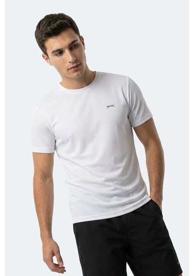 Slazenger Herrera Erkek Beyaz Tişört