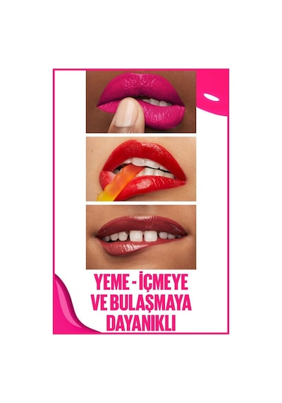 Maybelline New York Super Stay Vinyl Ink Uzun Süre Kalıcı Likit Parlak Ruj 160 Sultry