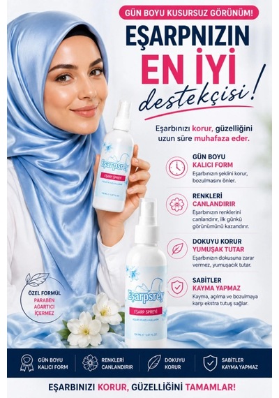 Eşarpsprey Eşarpsprey Eşarp Temizleme Spreyi 150 ML