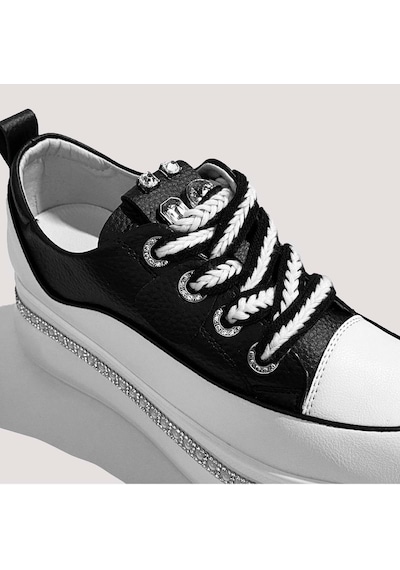 Guja 24k308-1 Kadın Taşlı Sneaker Ayakkabı Siyah