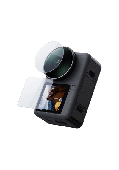 Ayex Telesin S6-flm-25 Temperli Cam Lens Ve Ekran Koruyucu Seti Djı Osmo Action 6 İle Uyumlu