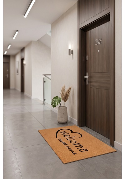 Villadia Home Textile Kapı Önü Paspası Kaymaz Taban Dekoratif Paspas Ev Giriş Antre İç Ve Dış Mekan Paspası 45x70 Cm 25ypycoco