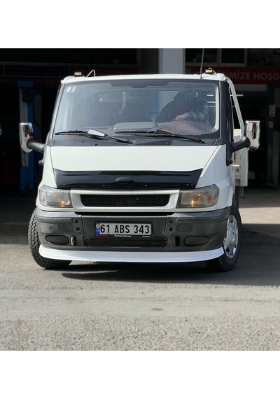 Renault Master 2014+ Beyaz Ön Tampon Lip Eki/Karlık Abs Geniş 2 Parça