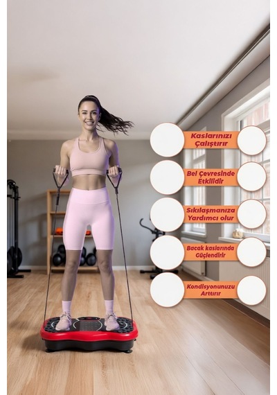 Egzersiz Plak 3d Titreşimli Müzikli Fitness İçin Tam Tüm Vücut Titreşimli Makine