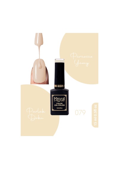 Misyul Uv Led Kalıcı Oje Nail Art 15 Ml 079