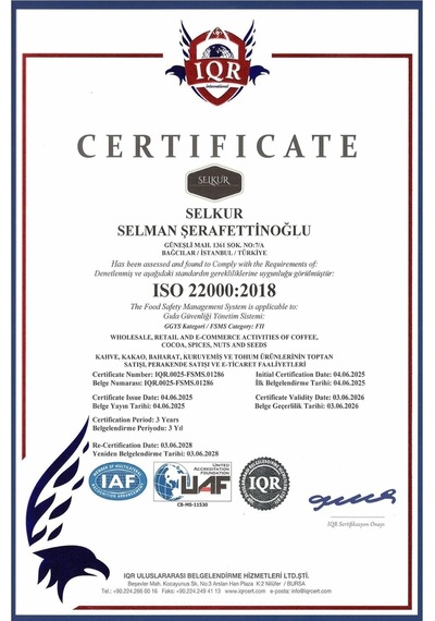 Selkur Fesleğen Tohumu Yenilebilir 1kg