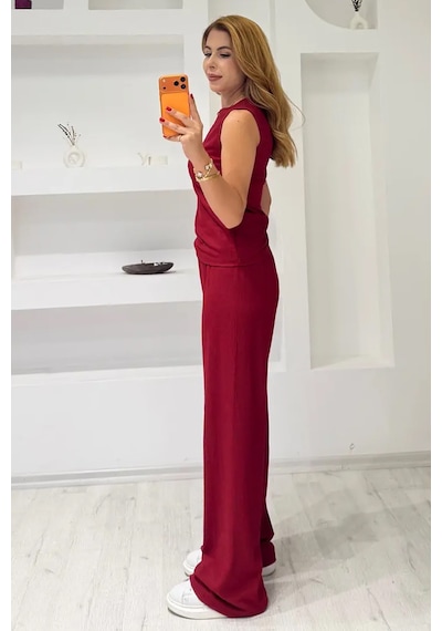Fiolin Kolsuz Bürümcük Takım bordo