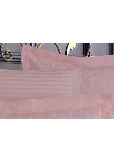 Monaco Bambu Jakar Kumaş Pudra Ikili Oksford 60x80 Cm Yastık Kılıfı-1322 Çok Renkli