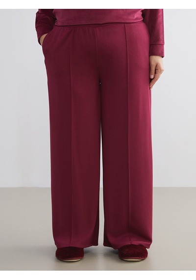 Lcw Dream Bordo Beli Lastikli Kadın Pijama Altı