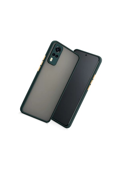 Newface Vivo Y53s Kılıf Montreal Silikon Kapak - Yeşil Diğer