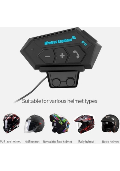 Bt12 Kask Kulaklık Motosiklet Kulaklık Interkom Motorsiklet Kulaklık