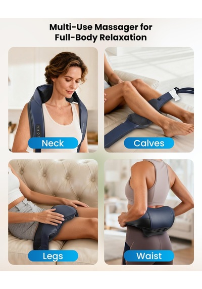 Comfıer Isıtmalı Shiatsu Boyun Masajı, Derin Doku Ağrısını Gidermek İçin Kablosuz Boyun Ve Omuz Masajı, Grafen Isıtma, 4d Yoğurma Sırt Masajı Yastığı, Şarj Edilebilir Comfıer Isıtmalı Shiatsu Boyun Masajı, Derin Doku Ağrısını Gidermek İçin Kablosuz Boyun Ve Omuz Masajı, Grafen Isıtma, 4d Yoğurma Sırt Masajı Yastığı, Şarj Edilebilir