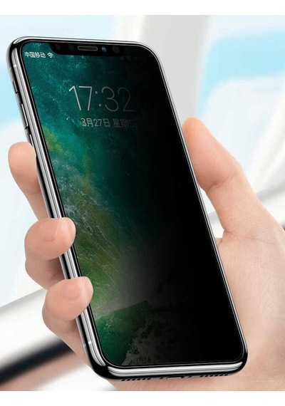 Apple Uyumlu  iPhone 13 Pro Max Zore Anti-dust Privacy Temperli Ekran Koruyucu