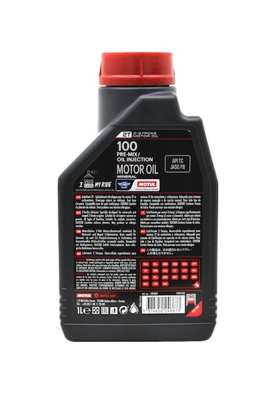 Motul 100 2T 2 Zamanlı Motosiklet Motor Yağı 4 x 1 L