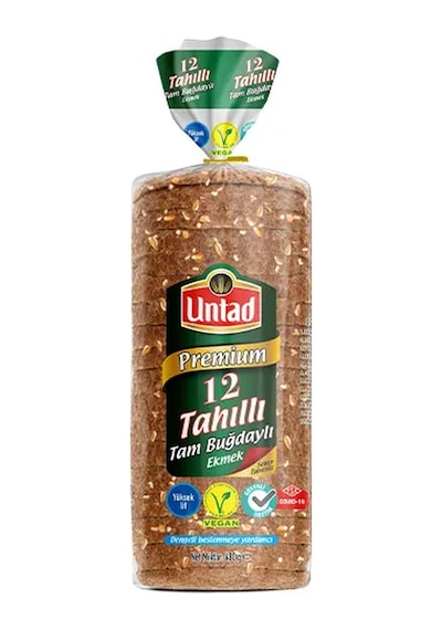 5 Adet Untad Premium 12 Tahıllı Ekmek 480 G