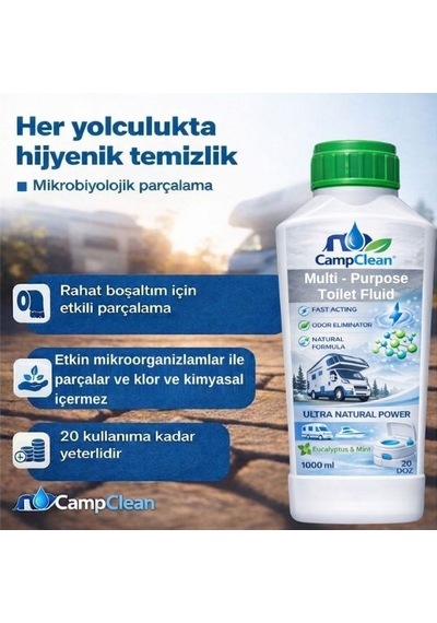 Camp Clean Tuvalet Atık Parçalayıcı 1l