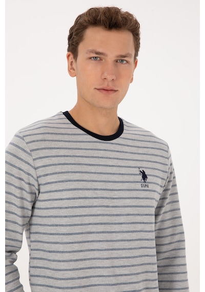 U.s. Polo Assn. Erkek Lacivert Pijama Takım 50318604-vr033 Lacivert