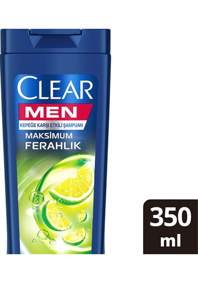 Men Maksimum Ferahlık Yağlı Saç Derisi İçin Kepeğe Karşı Etkili Şampuan 350 Ml