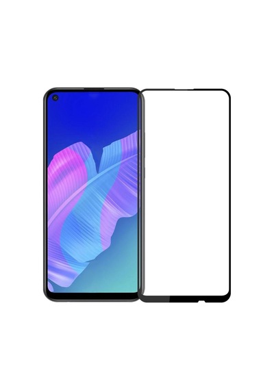 Forzacase Huawei P40 Lite E İle Uyumlu Çerçeveli Tam Kaplayan Temperli Ekran Koruyucu - Fc003