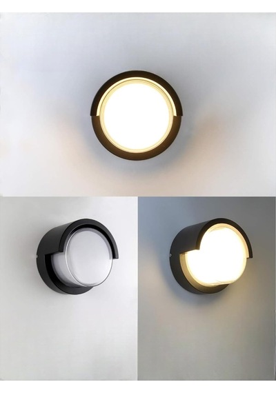 Lexroo 15w Modern Tasarım Led Aplik İç Ve Dış Mekan Duvar Lambası Cata Dominik 3200k Gün Işığı Diğer