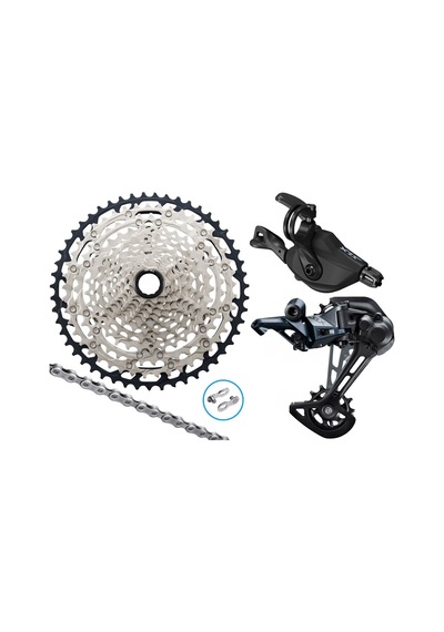 Shimano Slx M7100 1x12-speed Upgrade Kit 10-51 Göstergesiz Kelepçeli Siyah