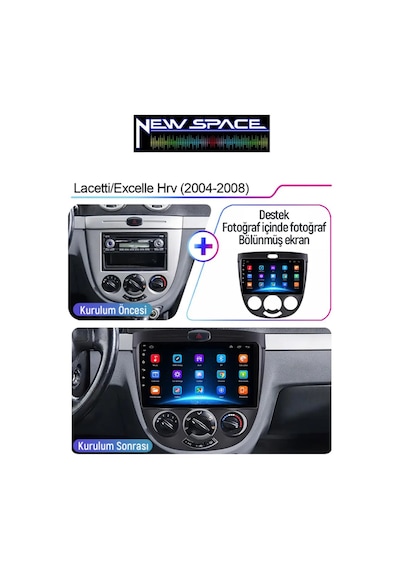 Chevrolet Lacetti Uyumlu 8gb Ram 128gb Rom 8 Çekirdek Android Multimedya