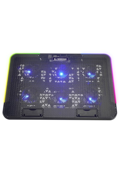 Rampage Sixpower R9 6 Fan RGB Telefon Tutuculu USB Çoklayıcı Notebook Soğutucu Stand