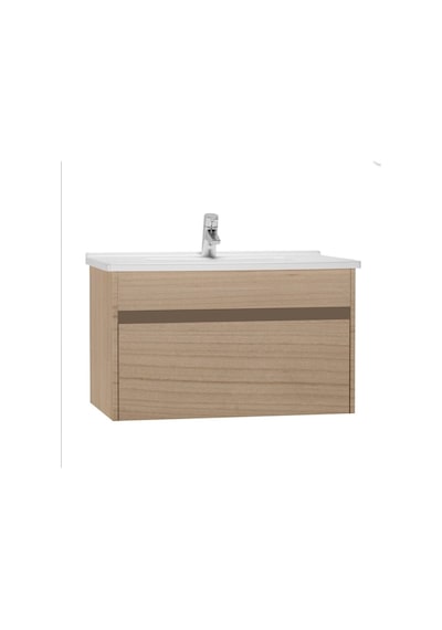 VitrA S30 Lavabo Dolabı 80 Cm Tek Çekmeceli  Altın Kiraz 63333 Çok Renkli