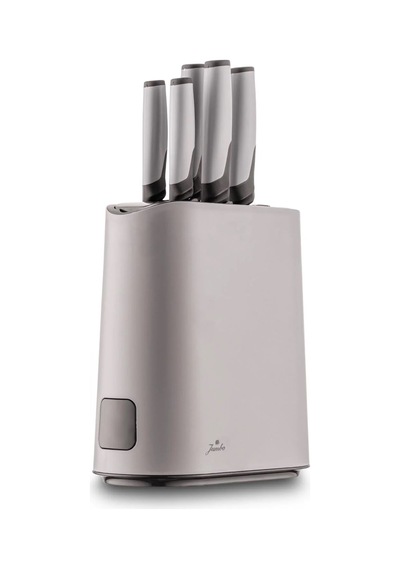 Jumbo Smart Grey Standlı 5'li Bıçak Seti Gri