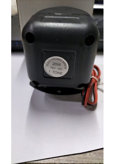 12V 20W 1 Tone Siren 554811299